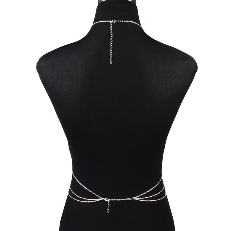 Pearl Cross Bra Chain Harness For Women Accessories Sexy Bra Chest Chain