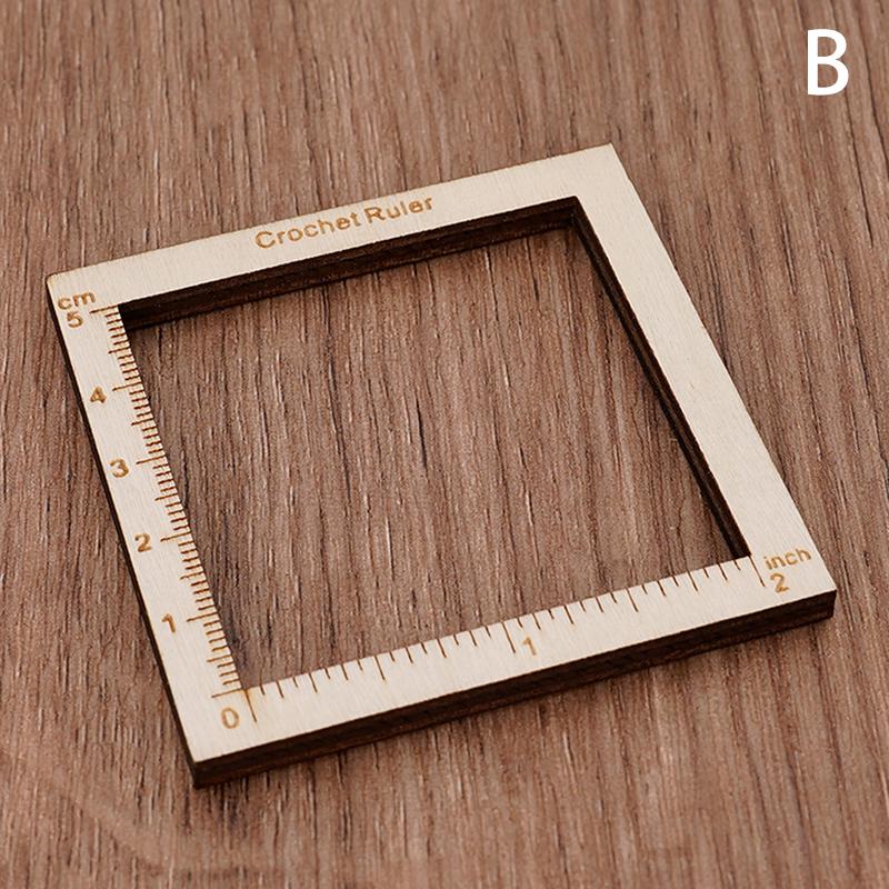 Деревянная спица линейка калибр калькулятор для вязания линейка плотности ткачество своими руками измерительные инструменты линейка для вязания принадлежности для шитья