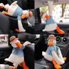 Car Seat Car Hanging Cartoon Duck Tissue Box Paper Napkin Case Car Drawer Box Car Tissue Bag