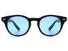 КРУГЛЫЕ СОЛНЦЕЗАЩИТНЫЕ ОЧКИ БОСТОН ЧЕРНЫЕ СИНИЕ (Круглые солнцезащитные очки) ×