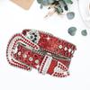 Ремень с пряжкой-стразами для всех возрастов BlingBling Пояс с пайетками Крутой Западный Пояс с Рисунками Пояс для Уличных Танцев на Талию для Джинсов