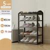 5-слойная креативная полка для обуви для дома, стойка для хранения обуви на двери общежития, съемный и простой в сборке компонент