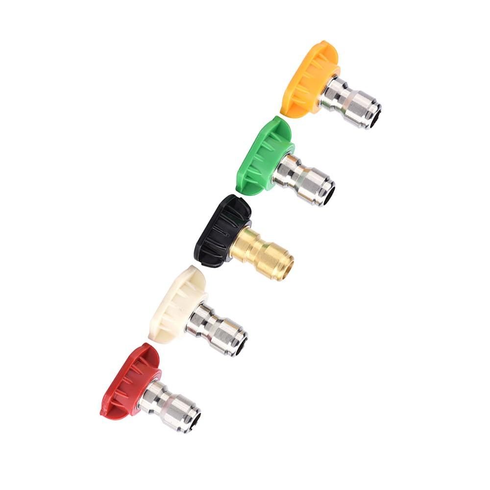 0°, 15°, 25°, 40°, and 65° Pressure Washer Nozzles  Pressure Cleaning Accessory