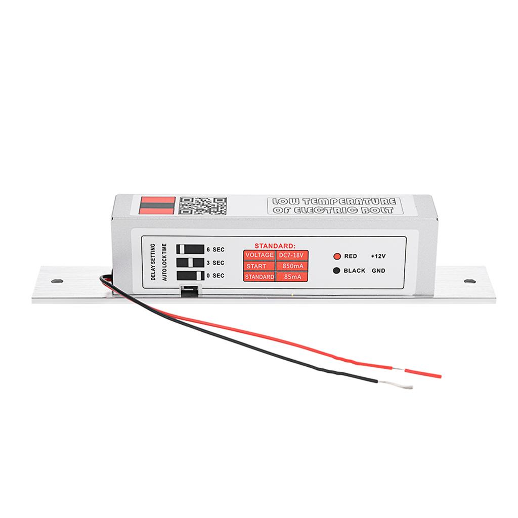 Electric Mortise Lock with Time Delay Low Temperature Bolt Lock NC Mode for Access Control