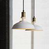 Vintage Pendant Lights E27 White Black Retro Hanging Lamp Lampshade For Loft Bar Kitchen Dining Bedroom Home Lighting