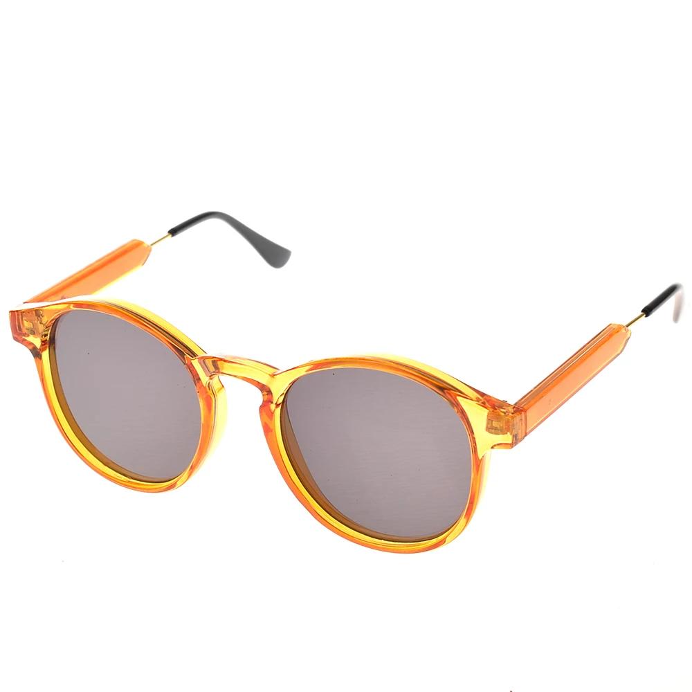 Новый тип поступления круглых солнцезащитных очков ретро мужские женские брендовые дизайнерские солнцезащитные очки винтажное покрытие зеркальные очки для водителей антибликовые