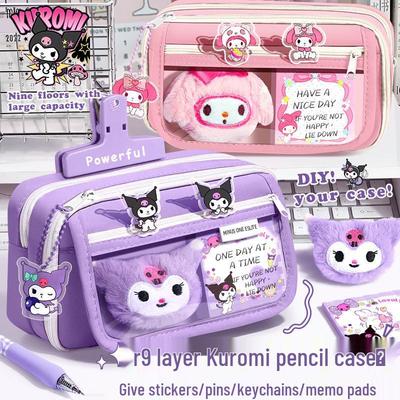 Пенал Kuromi большой вместимости для девочек - Креативный пенал нового стиля для учеников начальной школы