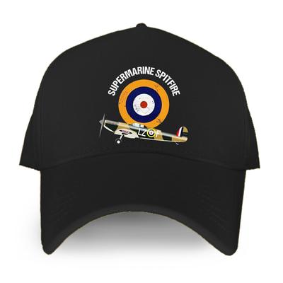 Supermarine Spitfire RAF Warbird Военная Униформа WW2 Самолет Бейсболка Унисекс Женские Кепки Модная Кепка в стиле Хип-Хоп