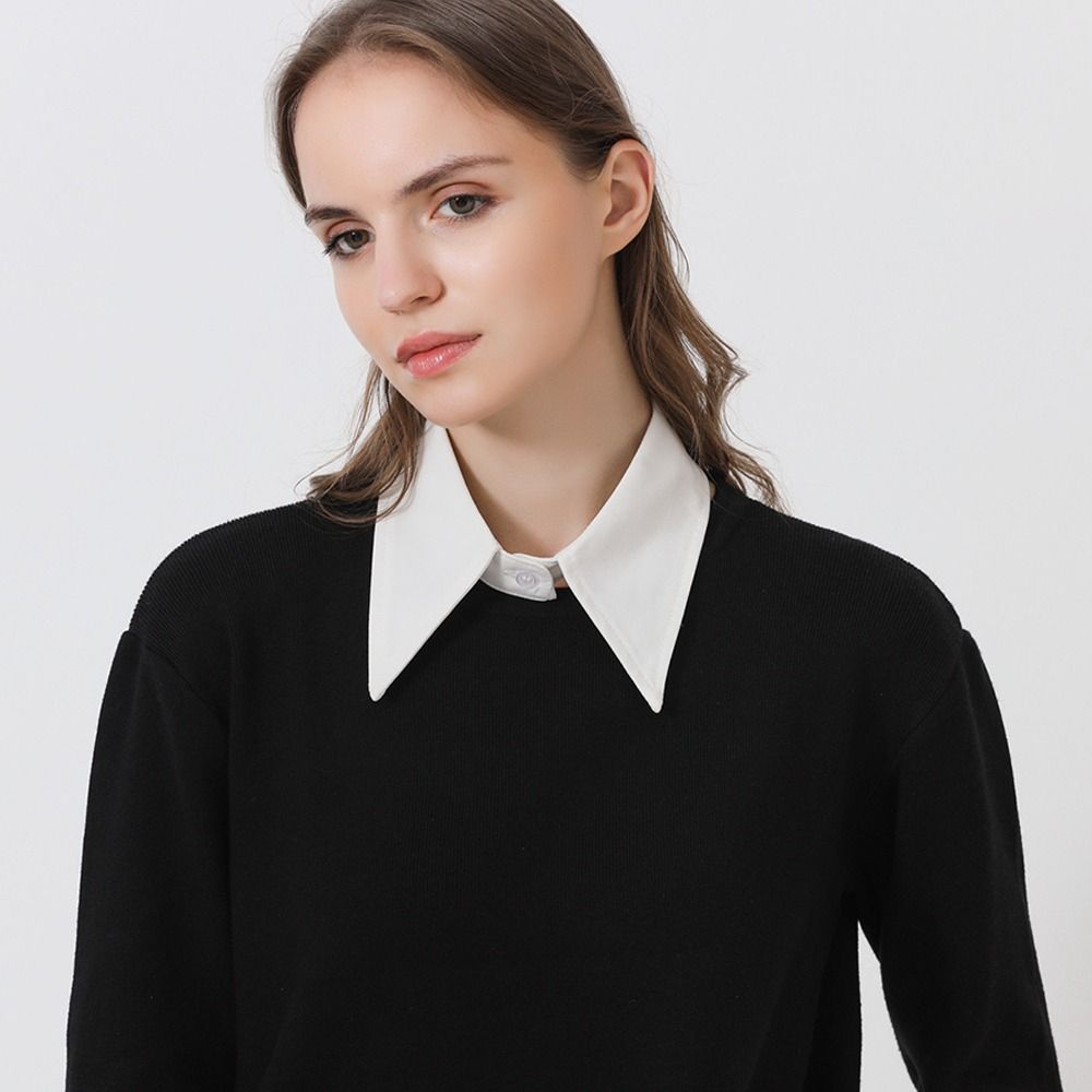 Модный Классический Съемный Аксессуары для Одежды Воротник Блузки Ложный Воротник Рубашки Поддельный Воротник