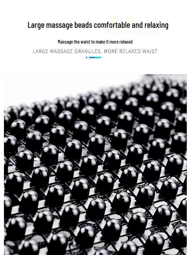 Дышащая поясничная подушка-поддержка для автомобиля и офиса - Универсальный размер, всесезонная подушка-спинка