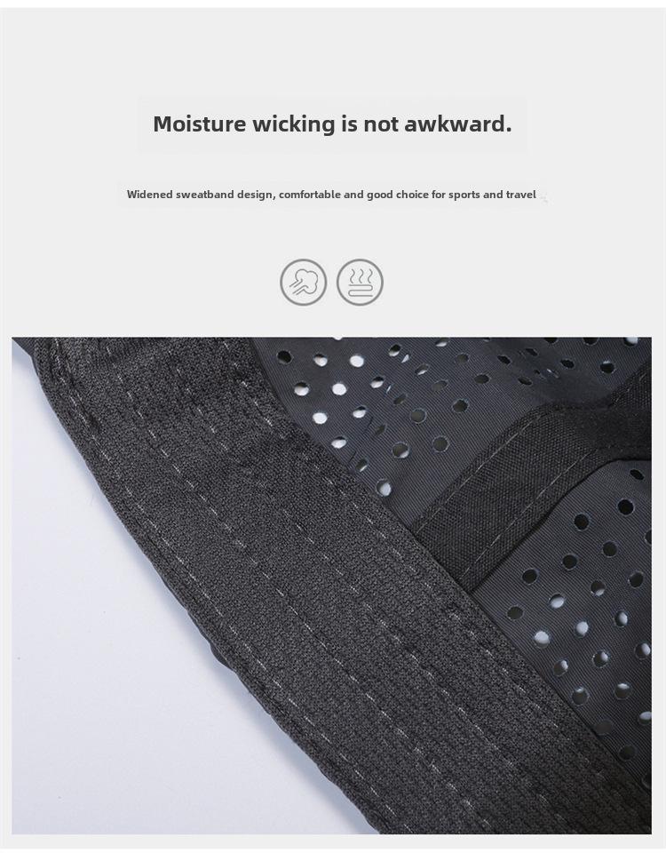 Мужская летняя дышащая сетчатая бейсболка Duckbill с быстросохнущим солнцезащитным козырьком