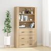 VidaXL Highboard Sonoma Oak Engineered Wood 3185394
