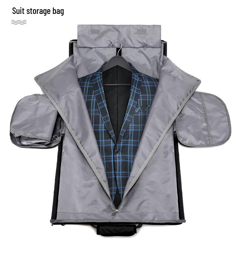 Складная дорожная сумка для бизнеса: Большая вместимость, Разделение влажного/сухого, Крепление на ручку багажа