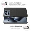 Для Xiaomi 14T Pro Чехол Тканевая Текстура Защитный PC Чехол для Телефона Защита от Царапин