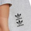 Adidas Футболка Originals с коротким рукавом и принтом логотипа-трилистника, женская, серая, H22755