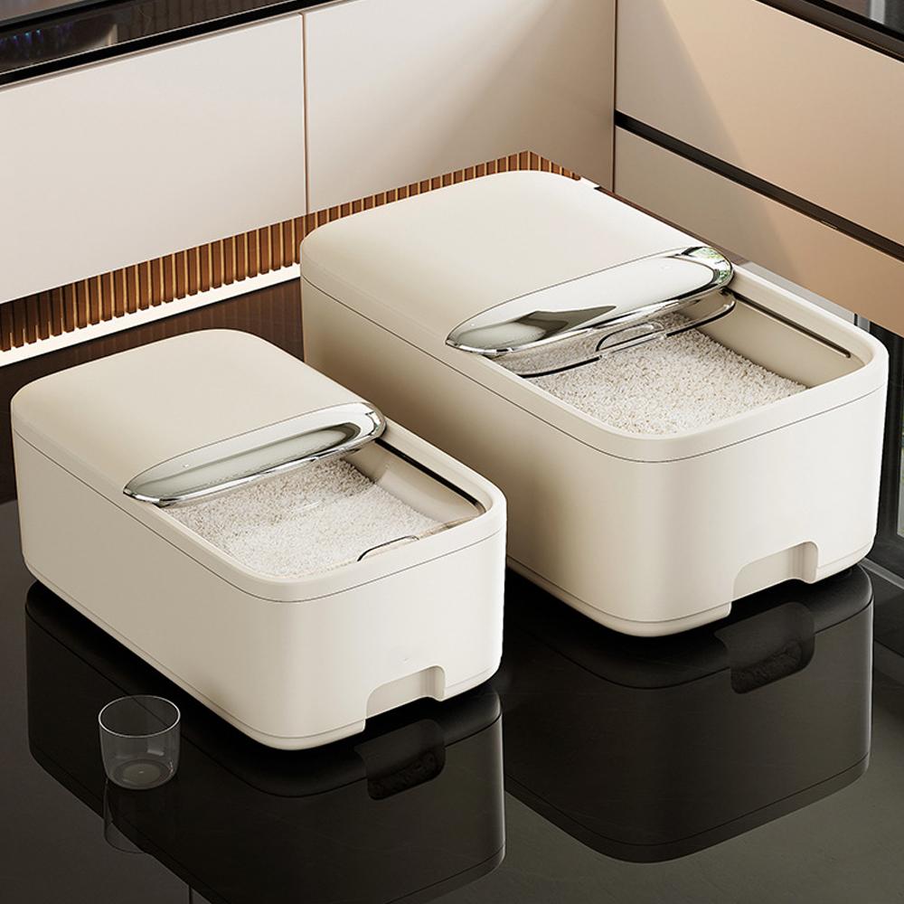 5/10KG Rice Storage Box Home with Lid Insect Proof Moisture Proof Rice Box Grain Sealed Jar Kitchen Container Storing Dry Grain