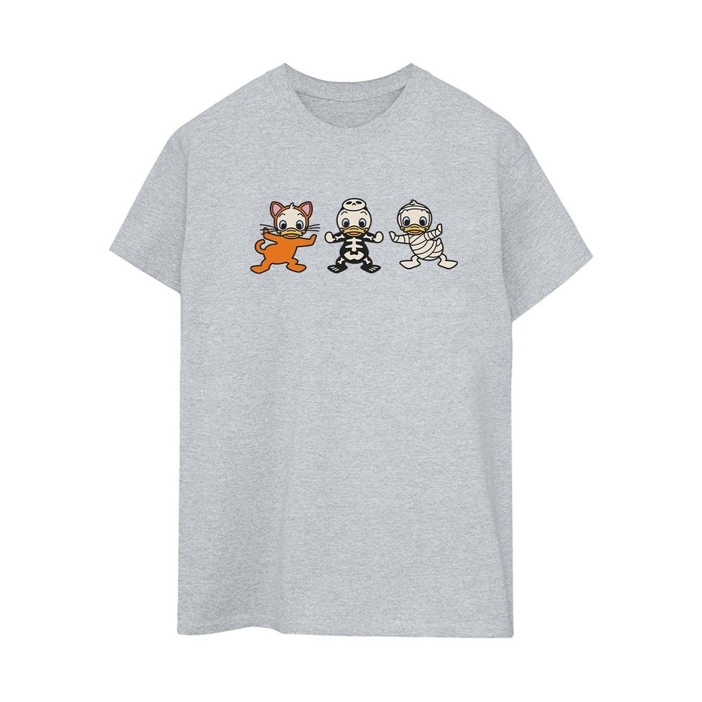 Disney Womens/Ladies Duck Tales Halloween Costumes Cotton Boyfriend T-Shirt