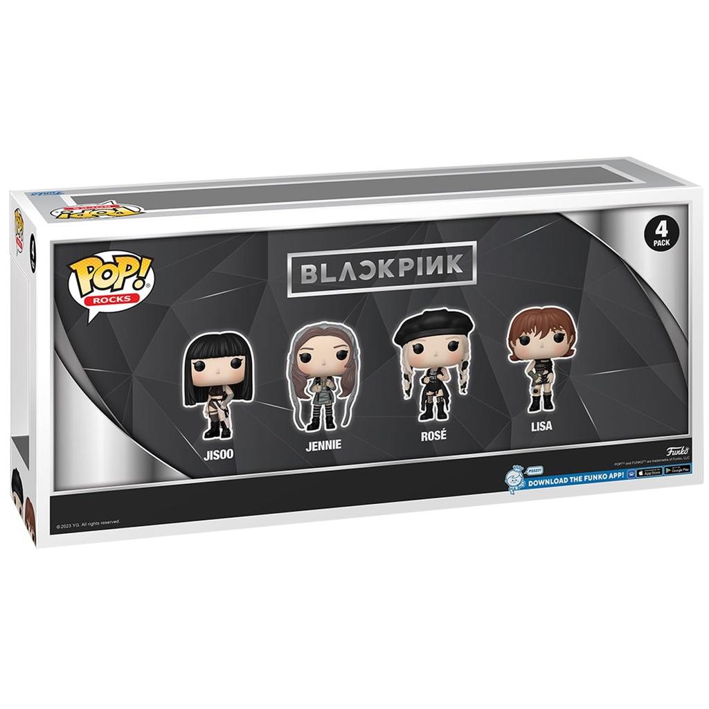 BLACK PINK Jisoo Jenny Rose Lisa Pink Venom 4 Piece Set Figure Funko Funko POP!