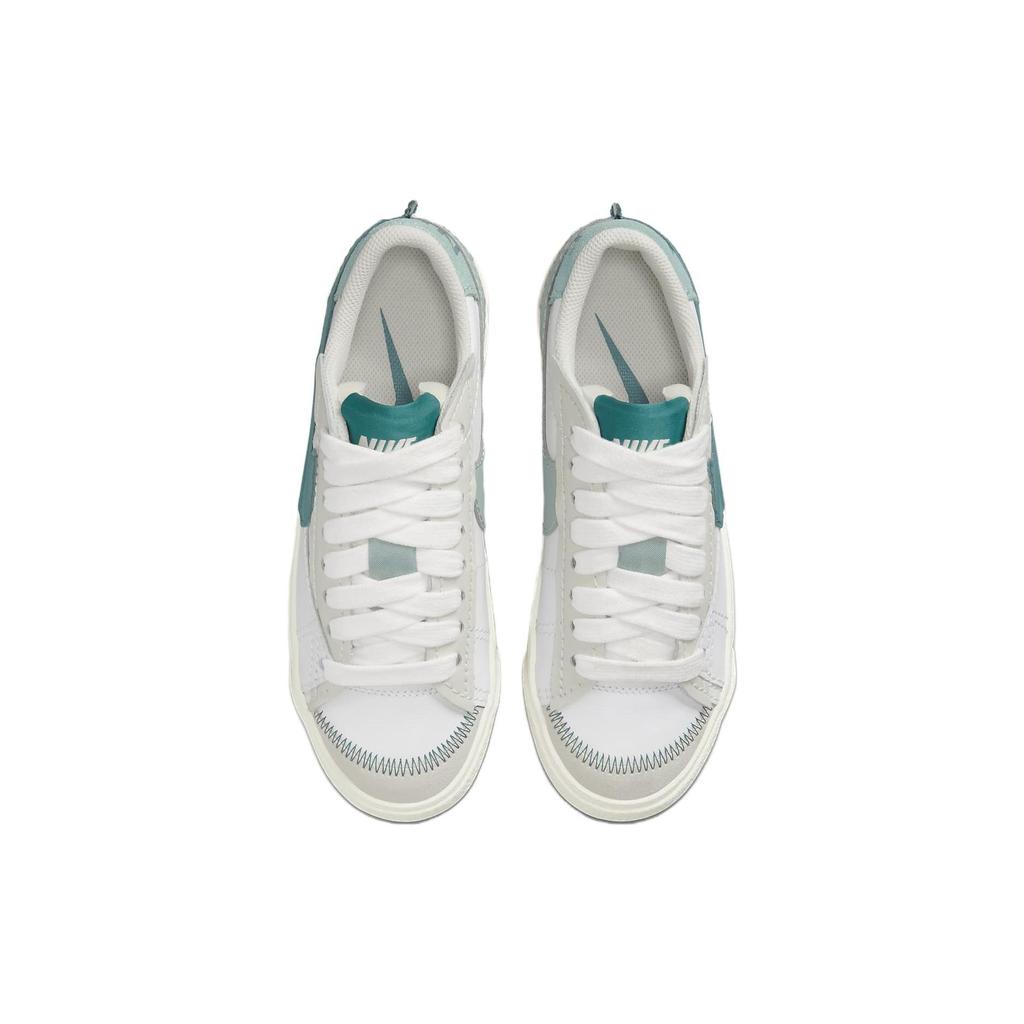 Nike Blazer Low 77 Jumbo Summit White Geode Teal Женские кроссовки Морское стекло Минерал DQ1470-106