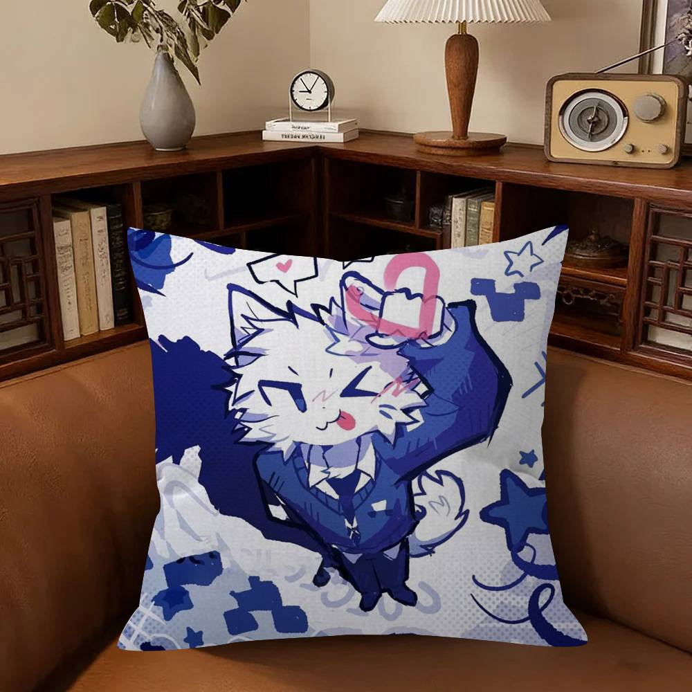 Boykisser Silly Cat Cute Personalized Picture Text Home Decorative Pillows Household Gifts 45X45Cm