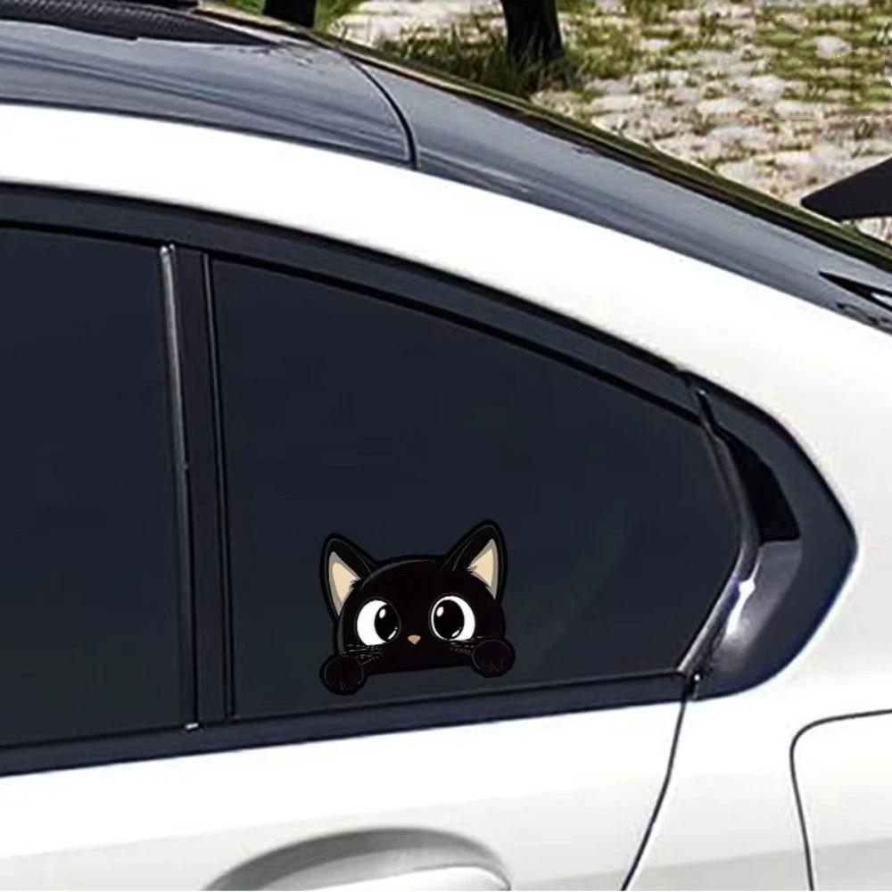 Scratch Covering PVC Decals Peek-a-Boo Funny Kitty Decals Car Window Decals Laptop