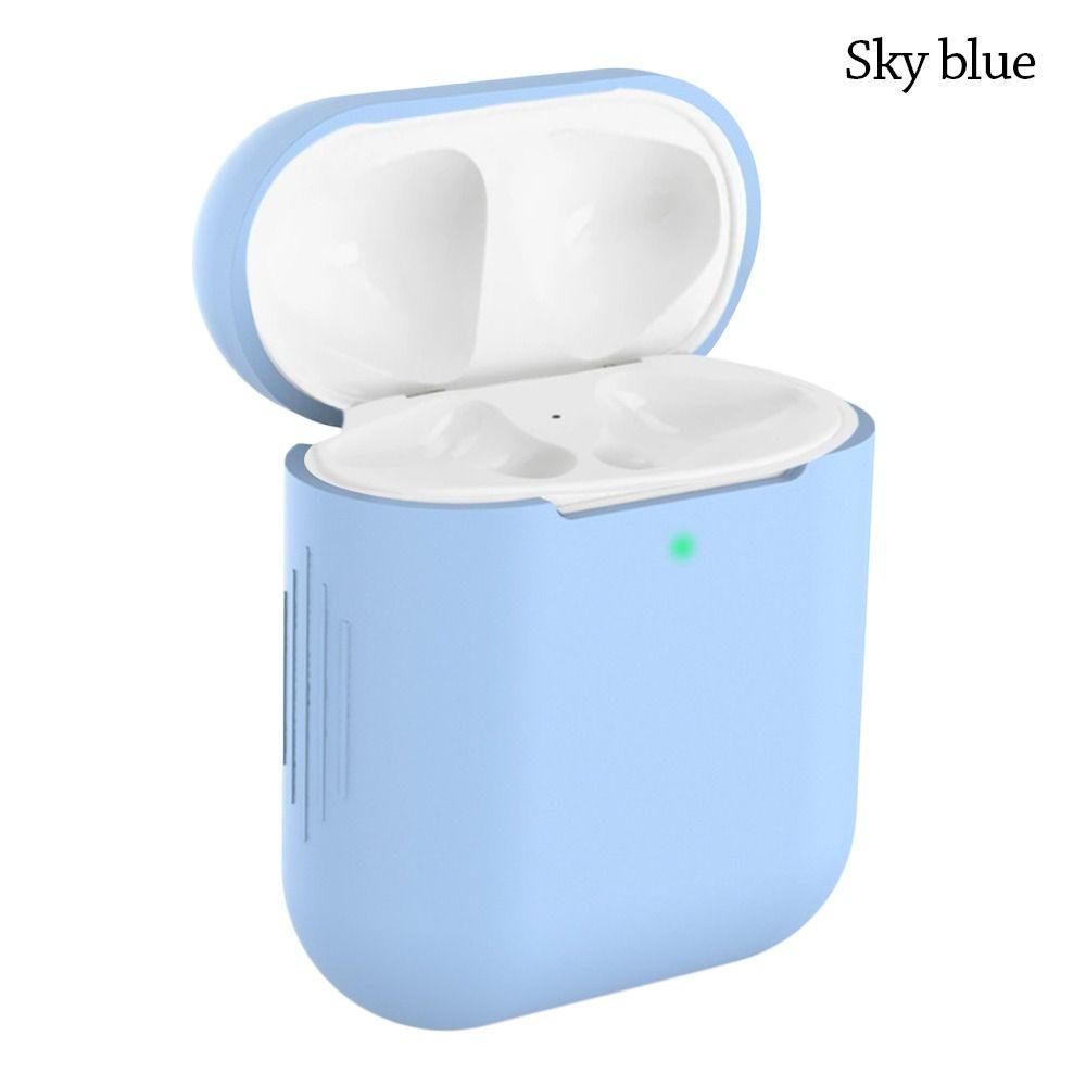 Тонкий защитный чехол, мягкий, для беспроводных наушников, противоударный силиконовый чехол для AirPods 1/2
