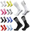 Professional Men Women Football Socks Honeycomb Graphics Breathable Sports Arrow Silicone Anti Slip Grip Soccer Socks