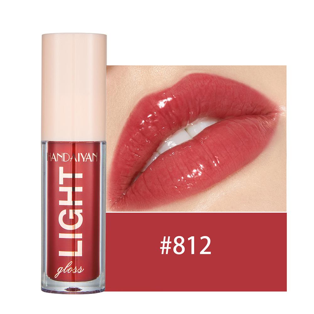 Mirror Water Gloss Liquid Lacquer Glass 12 Colors Moisturizing Pearlescent Lip Gloss Lip Gloss Lip Glaze