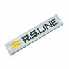 3D Metal RS Line Logo Rear Trunk Emblem Badge Side Fender Car Sticker Decals Car Styling Accessories