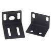 1 Set Metal 1U Rack Mount Ear Mounting Jointing With Screw Cap For Frame Box High Qulaity Wireless System Receiver Host