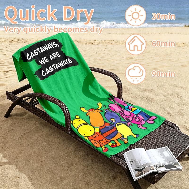 Backyardigans Beach towels also serve as bath towels summer essential a musthave for the outdoors the beach and the pool