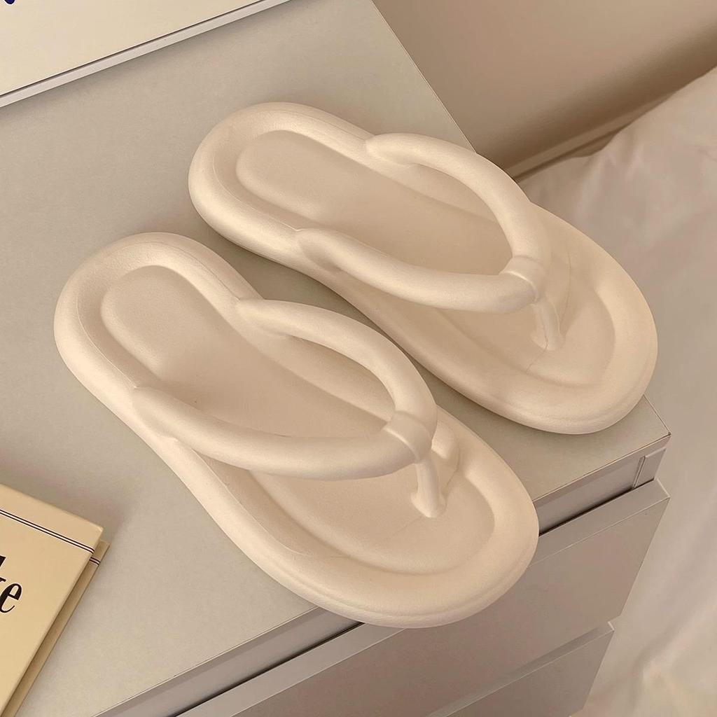 Женские шлепанцы EVA, бесшумные, износостойкие, нескользящие - Летние пляжные сандалии высокого класса