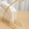 1pc/2pcs-Napkin Holder Metal Paper Stand Tissue Dispenser Luxury Retro Table Decoration Freestanding Home Decor
