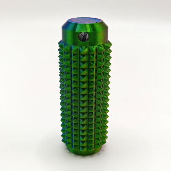Игрушка-фиджет Spiky Roller с цепочкой из бусин, снятие тревожности, стресса, концентрация внимания, неровная массажная палочка, сенсорный ролик, брелок-подвеска