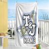 Warner Bros. Movies Customize Text Beach Towel Super Soft & Absorbent Perfect for Traveling Yoga Camping and Swimming