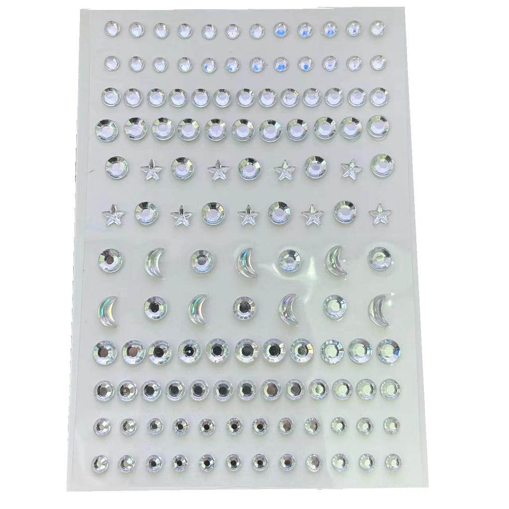 Алмазная кристаллическая татуировка-наклейка, блестящая подводка для глаз, макияж для бровей, лицо, глаза, алмазные татуировки, рок-горный хрусталь, 3D наклейки-подводка для глаз