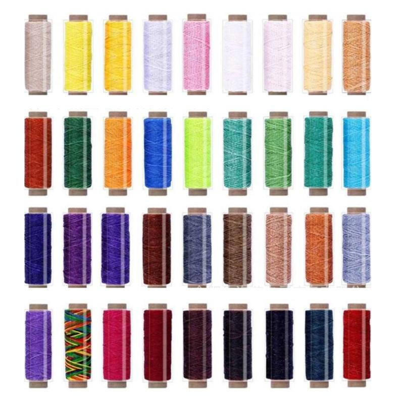 150D нитки для шитья кожи вощеные нитки для шитья кожи переплетные работы своими руками X3UC