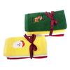 4pcs/lot Bathroom Towel Set 100% Cotton Absorbent Microfiber Christmas Tree Santa Embroidery Face Towels Bath Towel Xmas Gifts