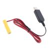 Универсальный éliminateur de piles LR03 AAA, кабель питания от USB, заменяет батарейку AAA для радио, электрической игрушки, часов, светодиодной ленты