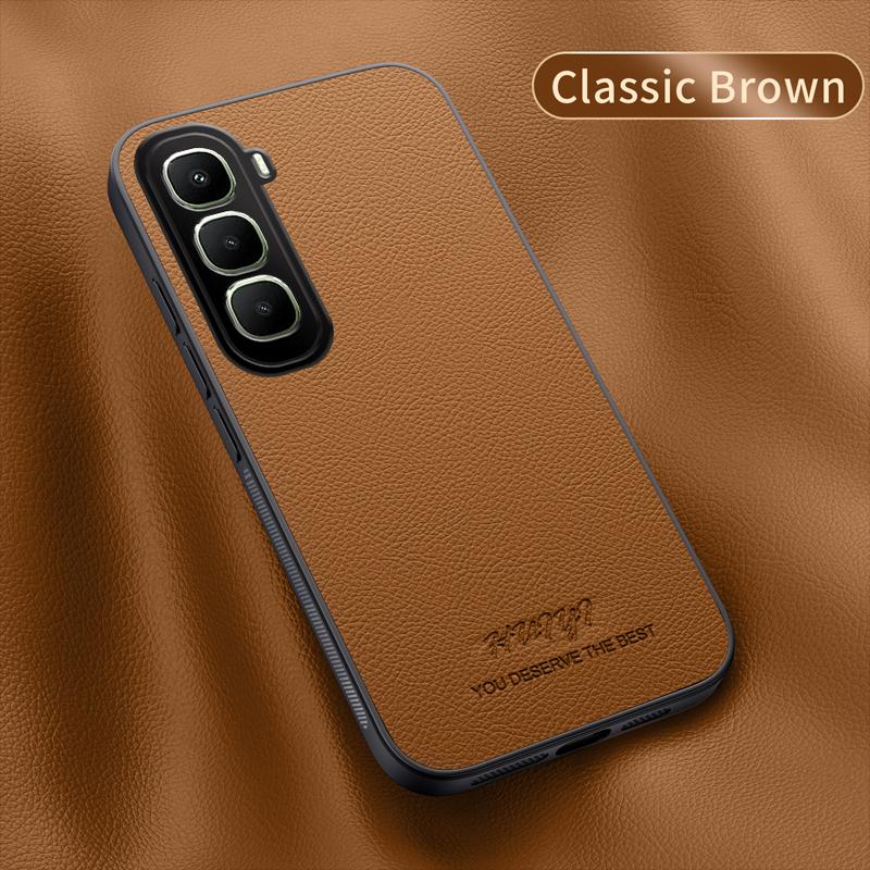 Luxury Business Leather Soft Frame Magnetic Cover For Infinix Hot 60 Pro Plus Hot60Pro+ 4G Phone Cases Capa