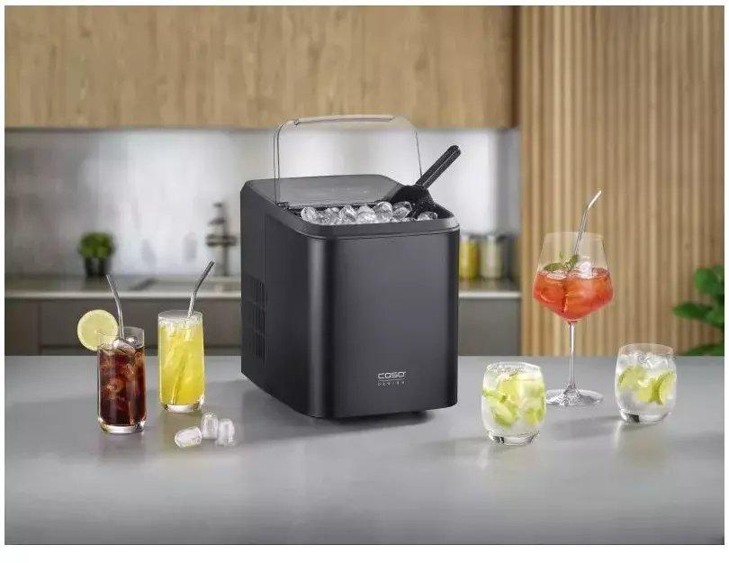CASO clear ice advanced 3403 ice cube machine 1.5l Black