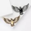 Stylish Vintage Big Eagle Brooch, Elegant Luxury Rhinestone Animal Pin Ladies Clothing Accessories Corsage