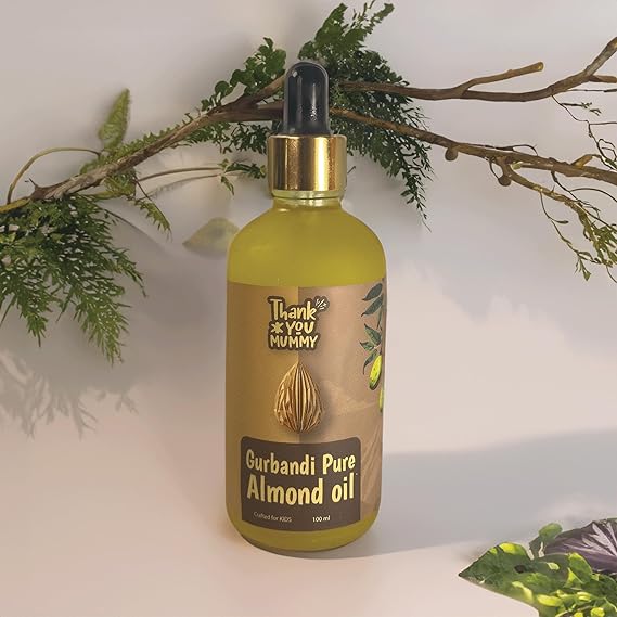 Чистое миндальное масло холодного отжима Gurbandi (100мл) | Кашмирский миндаль холодного отжима