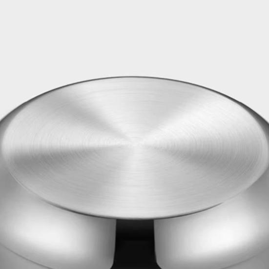 Смесительная миска из нержавеющей стали, многофункциональная миска для замешивания теста, салатник, нескользящее дно, глубокая миска для смешивания без разбрызгивания, для взбивания, для индукционной плиты