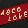 Necklace Pendant 26 Letters Rhinestones Jewelry Cute Sparkling Jewelry Pendant