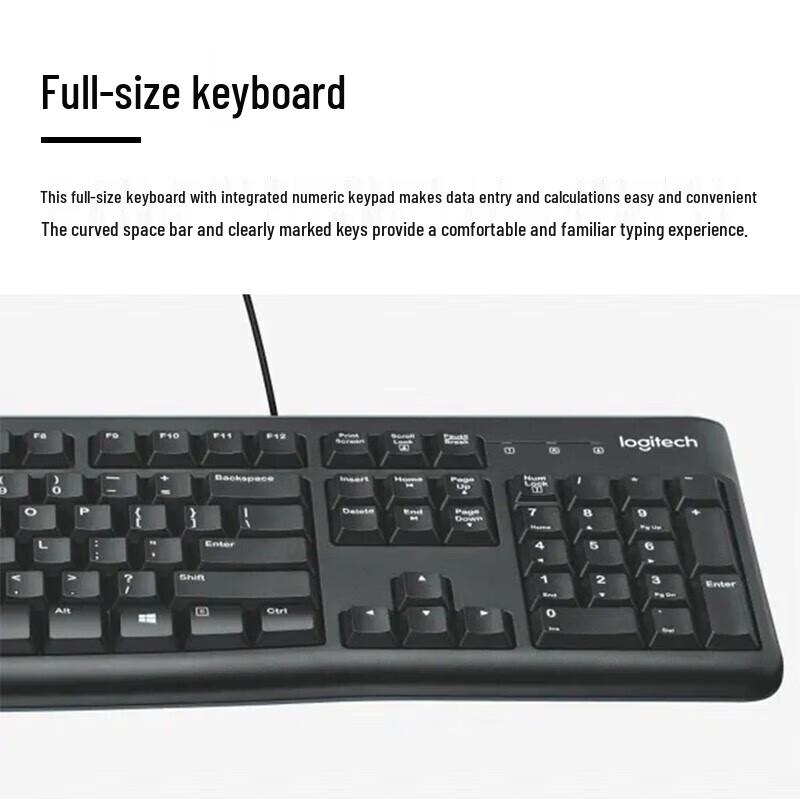 Проводная клавиатура и мышь Logitech MK120