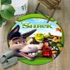 1pc Shrek3 Print Round Carpet Chair Round Carpet Suitable for Bedroom Living Room Home Decorative Carpet