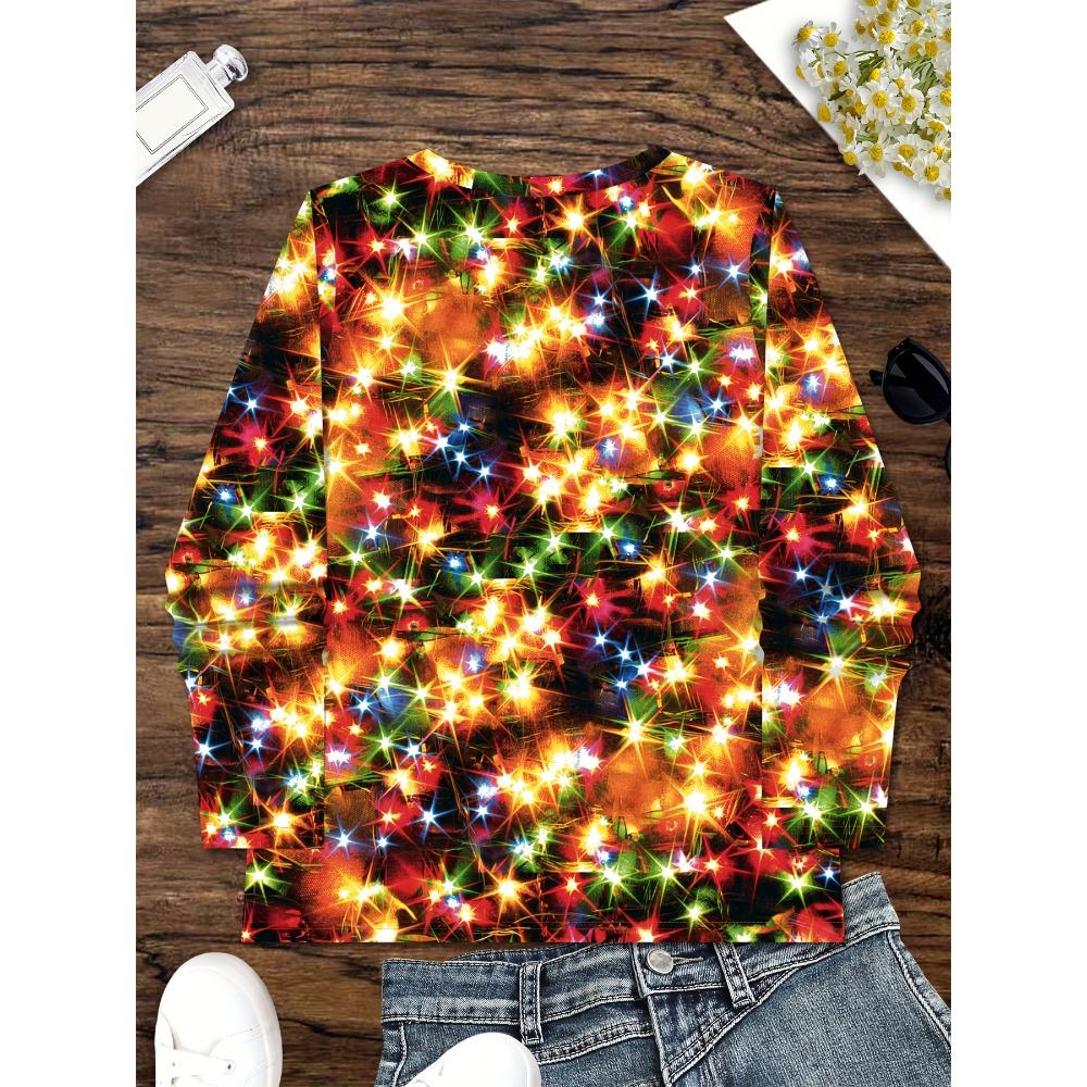 Casual, fashionable and elegant V-neck long-sleeved T-shirt, new women's clothing in autumn and winter