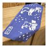 Kyoyu Japanese Tenugui Towel, Approx. 90x34cm, 100% Cotton, Chusen Dyeing, Akita Local Specialty, Japanese Goods, Japanese Pattern, Akita Dog, Cherry