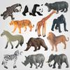 Miniature Wild Animal Figurines Collection With Static Plastic Figures For Home Display And Gift